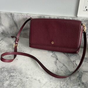 Maroon Tory Burch Purse